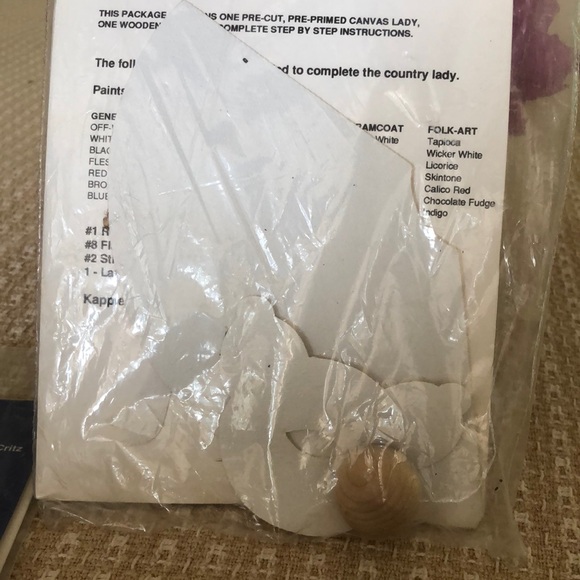 NWT Country Little Lady ready to paint and decorate arts and crafts doll - Picture 14 of 16